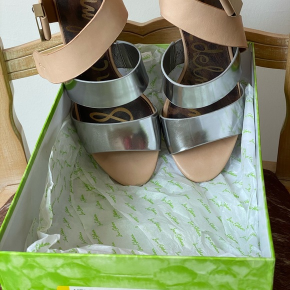 Sam Edelman Metallic/leather Sandals - Picture 9 of 9